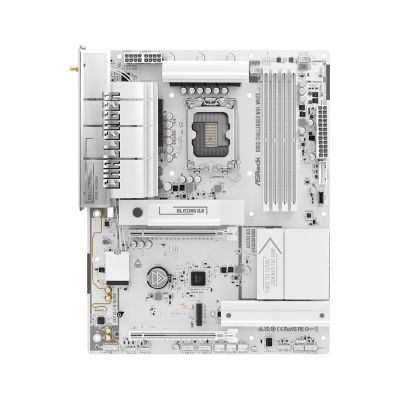 3. ASRock B860 Challenger WiFi Weiß Intel B860 LGA 1851 (Sockel V1) ATX