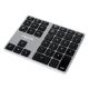 LogiLink ID0187 Numerisches Tastenfeld, universell, Bluetooth, Aluminium, Schwarz