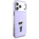 4. Karl Lagerfeld IML Aquarelle Karl & Choupette & Logo MagSafe Hülle für iPhone 17 Pro Max - Lila