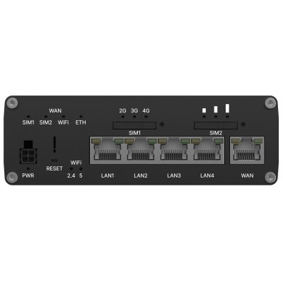 4. Teltonika RUTC41 WLAN-Router Gigabit Ethernet Dualband (2,4 GHz/5 GHz) 5G Schwarz