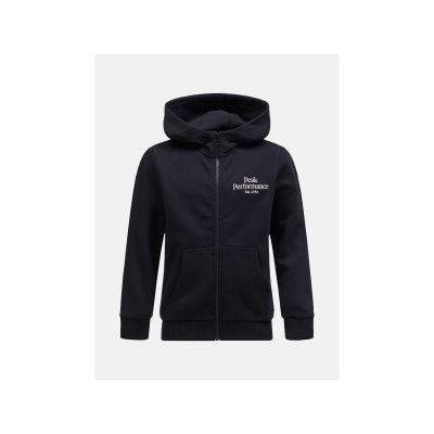 Peak Performance Jr Original Zip Hood schwarz