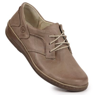 12. Helios W 715 bequeme Lederschuhe, beige 