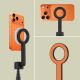 10. Tech-Protect L10S Bluetooth-Selfie-Stick-Stativ – Schwarz und Orange