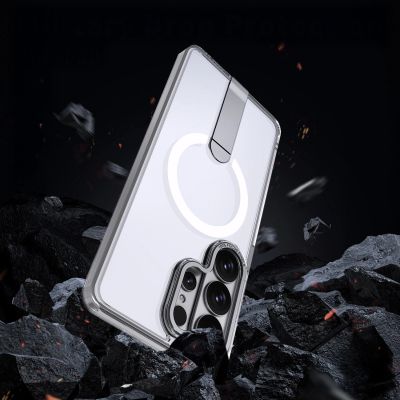 2. Hybrid Armor X Schutzhülle für Samsung Galaxy S26 Ultra mit Ständer, kompatibel mit MagSafe – Transparent