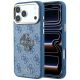 Guess 4G & Big Resin Logo Hülle für iPhone 17 Pro Max / 18 Pro Max - Hellblau
