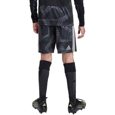 3. adidas Tiro 26 Competition Torwartshorts für Kinder, Schwarz und Grau, KC5468