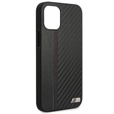 7. BMW M Collection PU Carbon Stripe Schutzhülle für iPhone 12 mini – Schwarz