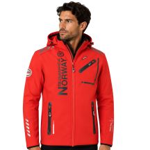 Herren-Softshelljacke Geographical Norway ROYAUTE MEN ASS A BS2 056 (WT1804H/GN-RED / BLACK)
