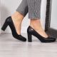 2. Sergio Leone W SK193A schwarze Pumps mit Blockabsatz 