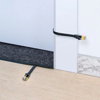 21. Ugreen Internet Netzwerkkabel Ethernet Patchkabel RJ45 Cat 7 STP LAN 10 Gbps 3m Schwarz (NW106 11262)