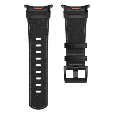 3. Tech-Protect Delta Pro Lederarmband für Samsung Galaxy Watch Ultra (47 mm) – Schwarz
