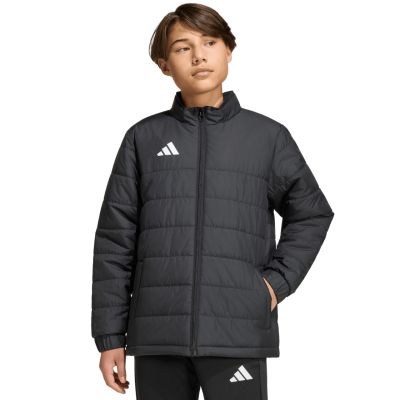 10. adidas Entrada 26 Light schwarze Kinderjacke JZ9124