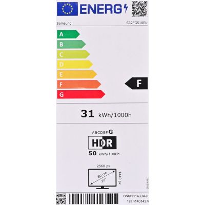 24. SAMSUNG LED-Monitor 32" LS32FG510EUXEN 180Hz