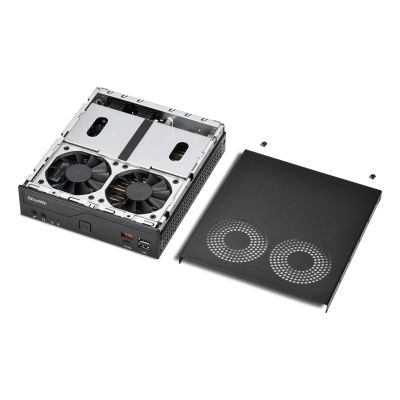 6. Shuttle Slim PC DH810 PC Größe 1,35L Schwarz LGA 1851 (Sockel V1)
