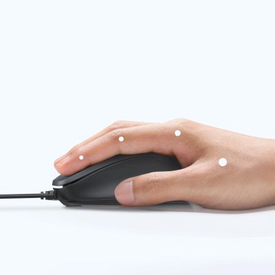 5. Ugreen kabelgebundene optische Maus – schwarz