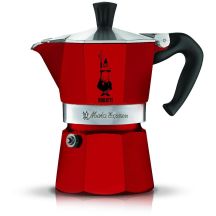 BIALETTI 3-Tassen-Kaffeemaschine Moka Express 5466 rot