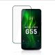 8. 3mk HardGlass Max Lite Schwarz gehärtetes Glas für Motorola Moto G55 5G
