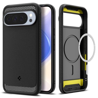 Spigen Rugged Armor Mag MagSafe Case für Google Pixel 10 Pro XL - Mattschwarz