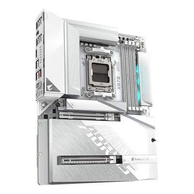 5. GIGABYTE X870 AORUS STEALTH ICE AMD X870 AM5 ATX-Sockel