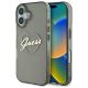 Guess IML Heart Hülle für iPhone 16 Plus – Schwarz