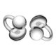 8. Huawei FreeClip 2 S Headset Kabelloses Open-Ear Bluetooth-Headset für Anrufe/Musik Silber
