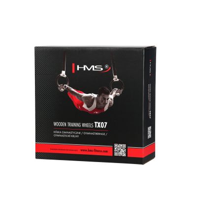 31. Turnringe aus Holz mit Maßband HMS TX07