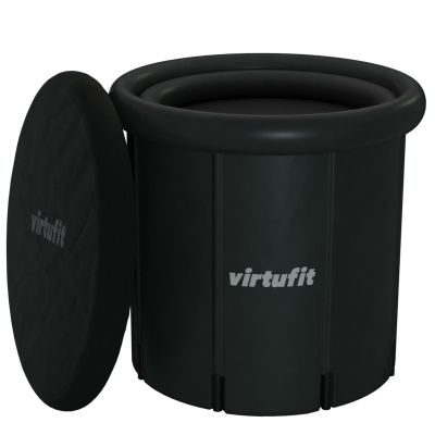 VIRTUFIT EISBAD XXL - 375 LITER - ANTHRAZIT - MIT ZUBEHÖR
