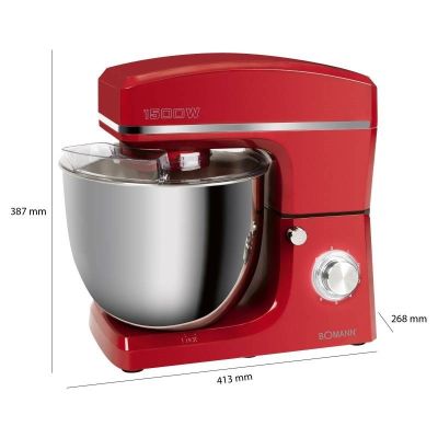 3. BOMANN KM 6036 rote Küchenmaschine