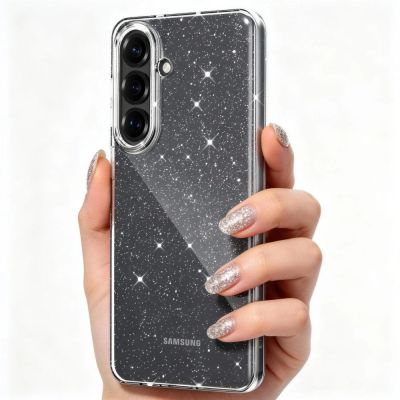 4. Tech-Protect FlexAir Hülle für Samsung Galaxy S26 – Transparent und Glitzer
