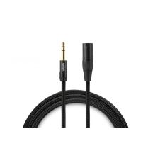 Warm Audio PREM-XLRM-TRSM-3 Audiokabel 0,9 m 6,35 mm TRS XLR Schwarz
