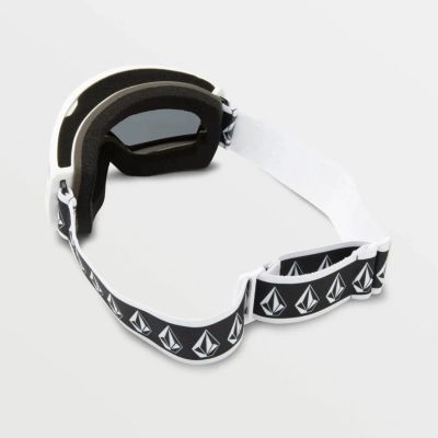 4. Volcom MIGRATIONS WHITE RERUN/SILVER CHROME Snowboardbrille (VG0022116)