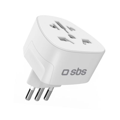 SBS IT Reiseadapter – Universal – Weiß