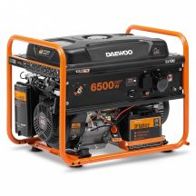Daewoo GDA 7500E Generator 6500 W 30 l Benzin Orange, Schwarz