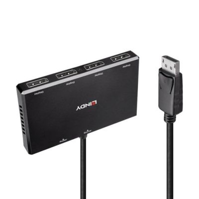2. Lindy 38431 DisplayPort Hubs und Konzentratoren Schwarz