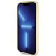 5. Guess GUHCP14LHG4SGD Hülle für iPhone 14 Pro – Gold Glitter Script Big 4G