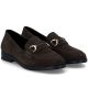 10. Braune Damen-Loafer aus Wildleder, Modell Rieker 46262-25