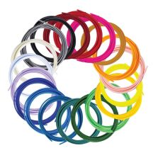 3DOODLER FLOW 20 Spulen à 4,8 m in leuchtenden Farben aus PLA-Filament 1,75 mm Flow-Fills