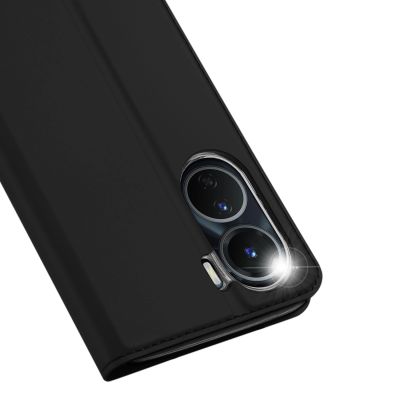 3. Dux Ducis Skin Pro Hülle Vivo Y16 / Y02s Brieftasche Holster Cover mit Klappe schwarz