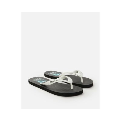 5. RIP CURL Line Up Open Toe Flip-Flops - Junge - Schwarz