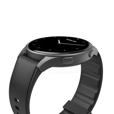 5. Hama 8900 GPS AMOLED Smartwatch 1,43 Zoll mit Silikonarmband - Schwarz