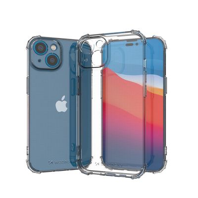 3. Wozinsky Anti Shock Hülle für iPhone 14 Plus transparent transparente Hülle
