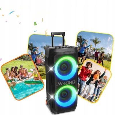 4. W-KING T12 Kabelloser Bluetooth-Lautsprecher Schwarz