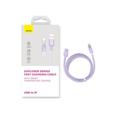 20. Baseus Explorer Series Kabel USB - Lightning 2,4A 2 m weiß (CATS010102)