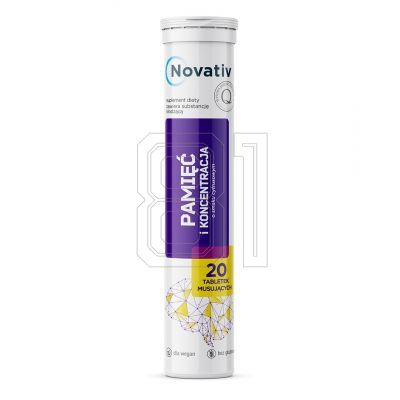 3. Novativ Brausetabletten Gedächtnis und Konzentration 20 Stück 312194