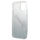 7. Guess, GUHCP12MPCUGLSBL iPhone 12/12 Pro 6,1" blau/blaue Hardcase Glitter Gradient Script