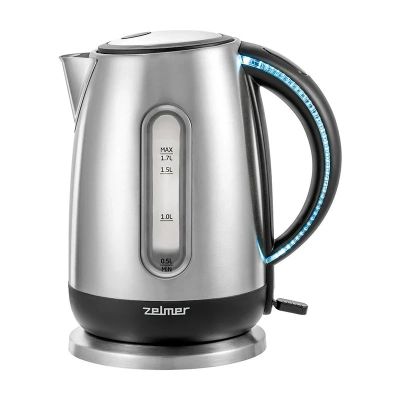 Wasserkocher 1,7 l 2200 W ZCK7950 Zelmer schwarz/Edelstahl