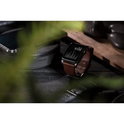 12. Nomad NM1A4RBM00 Smart-Armband aus braunem Leder