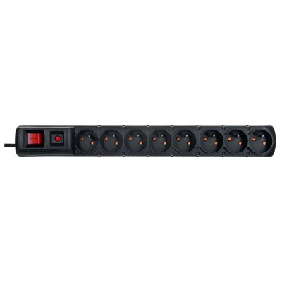 2. Acar S8 Steckdosenleiste (1,5 m; schwarz)