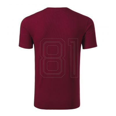 3. Malfini Action T-Shirt mit V-Ausschnitt M MLI-70086 Granatrot