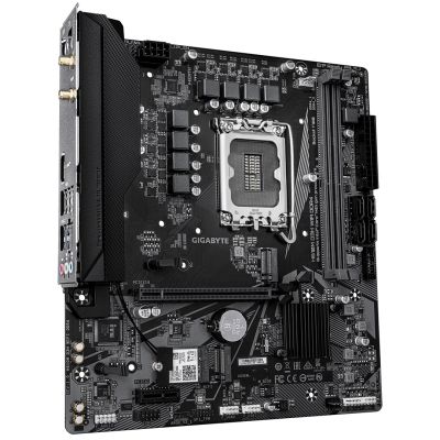 3. Gigabyte H610M D3H WIFI DDR4 Mainboard | Intel Prozessorfamilie | LGA1700 Prozessorsockel | Unterstützte Festplattenschnittstellen: SATA, M.2 | Anzahl SATA-Anschlüsse: 4